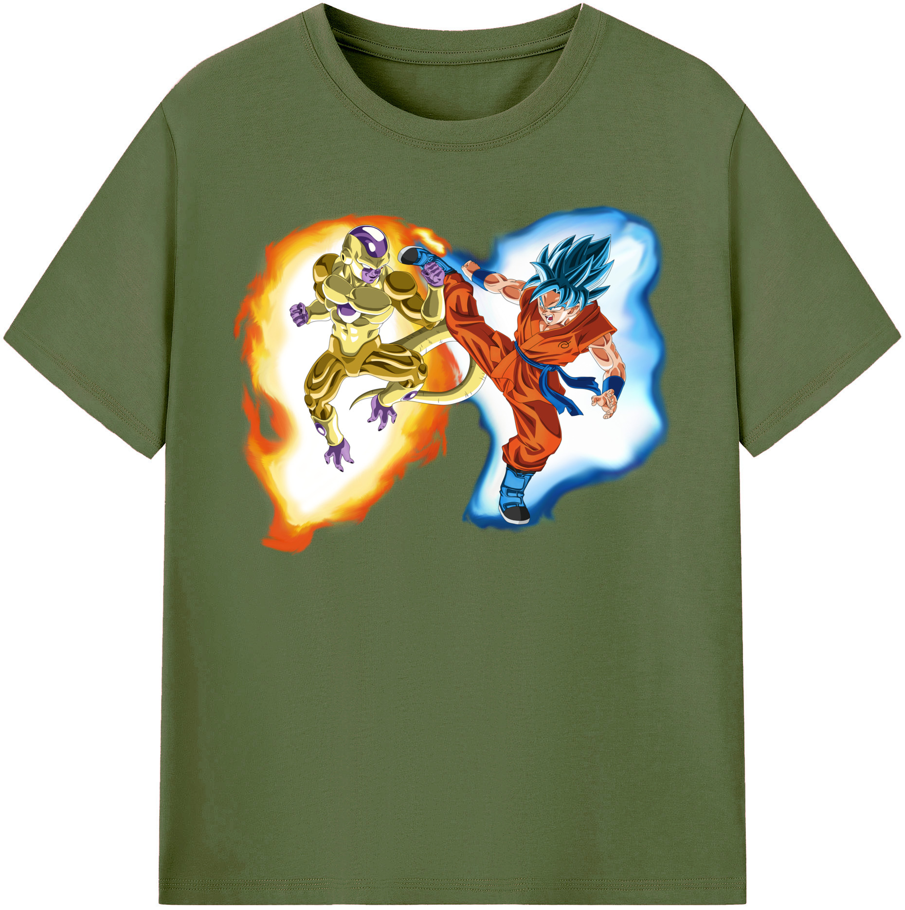 （画像用） ドラゴンボール フリーザ DRAGON BALL Frieza 綿100％半袖Tシャツ（フロントプリント）